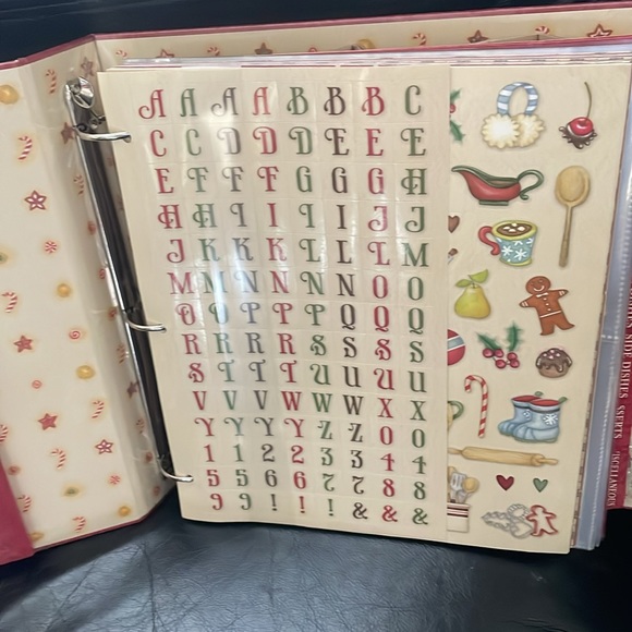 ❤️Holiday Kitchen,PERSONALIZED Recipe Keeper. - Picture 6 of 9